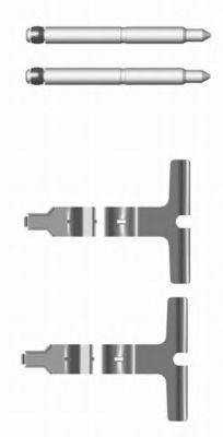 HELLA PAGID 8dz355203511 -  Комплектующие, колодки дискового тормоза